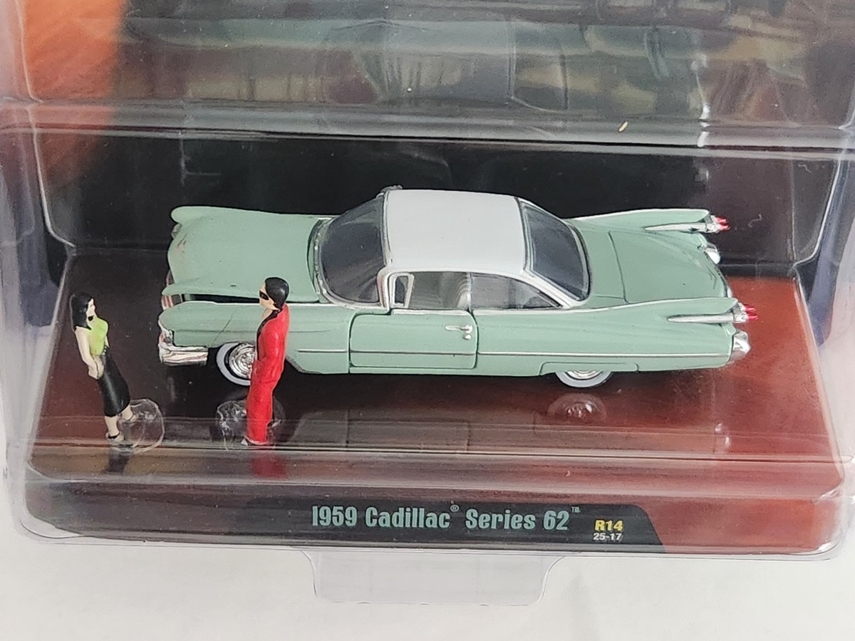 M2 Machines 59 Cadillac Series 62 R14 Auto-figs Diorama 1/64 | eBay