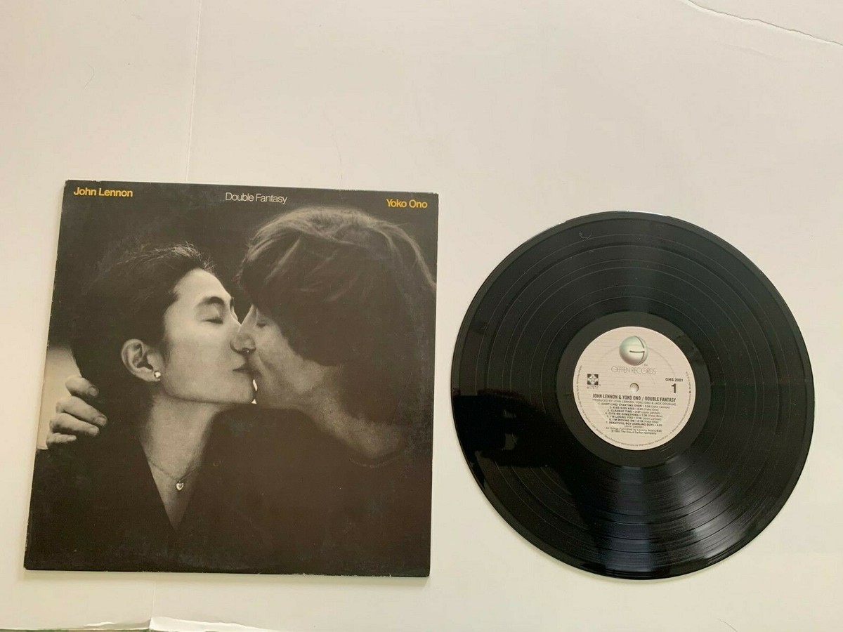 1980 John Lennon Yoko Ono Double Fantasy Vinyl 33 RPM Geffen