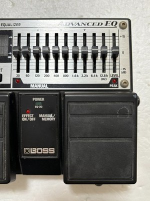 Boss EQ-20 Graphic Equalizer Advanced EQ Guitar Effect Pedal Used