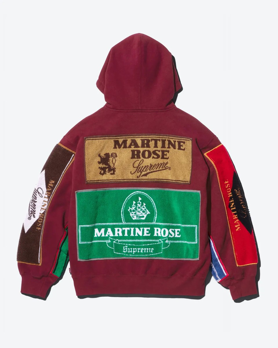 Supreme x Martine Rose Towel Zip Up Hooded Sweatshirt 3colors Size