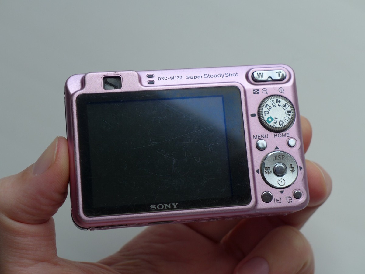 Sony Cyber-Shot DSC-W130 /W120 / 8.1MP / CCD Digital Camera - Pink