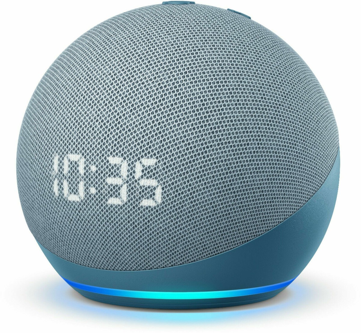 NEW Amazon Echo Dot Alexa Smart Speaker with Clock Blue | eBay