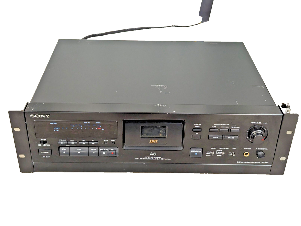 SONY DTC-A6 DAT tape deck; tested, caution code | eBay