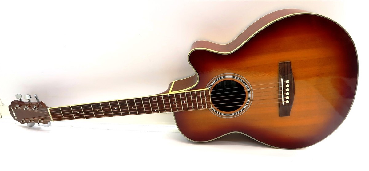 ARIA ELECORD FET-SPTBs Acoustic Electric Guitar with Soft Case