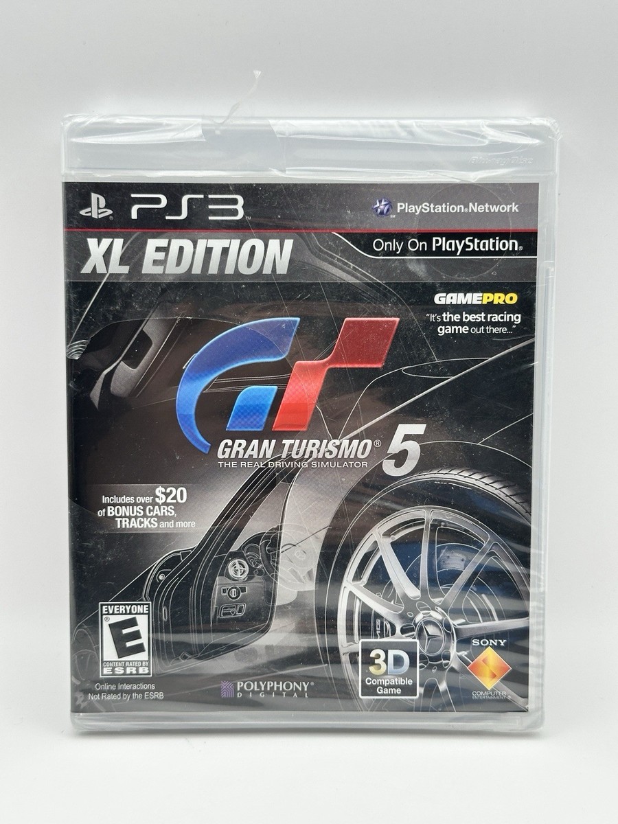 Gran Turismo 5 -- XL Edition (Sony PlayStation 3, 2012) for sale