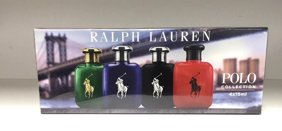 POLO COLLECTION by Ralph Lauren | Men's 4 Pc Gift Set: 4x15 ml