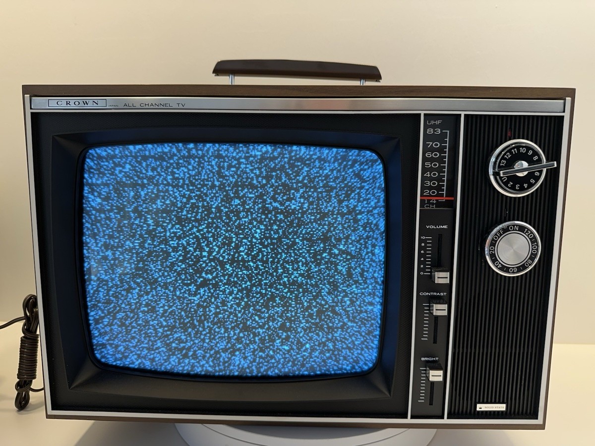 VINTAGE *PRISTINE* 70's Crown #14TV-401 Television Japan | eBay