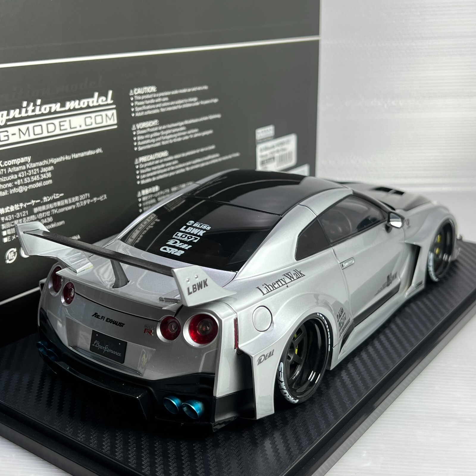 1⁄18 イグニッションモデル ケンメリGT-R ワタナベ深リムカスタム 最終