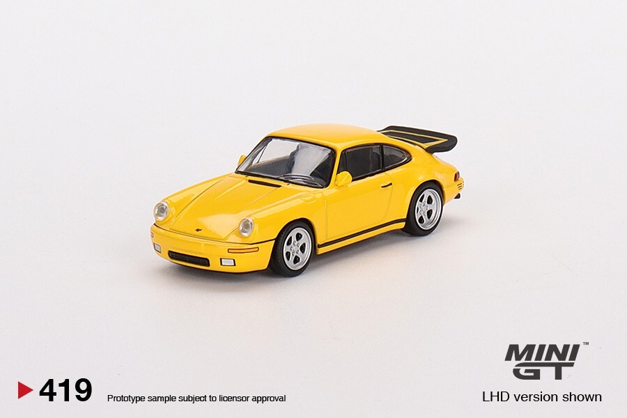 Mini GT PORSCHE RUF CTR 1987 Blossom Yellow 1:64 MGT00419 | eBay