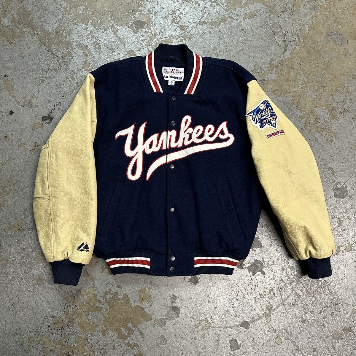 Vintage 2000 Majestic New York Yankees MLB World Series Varsity
