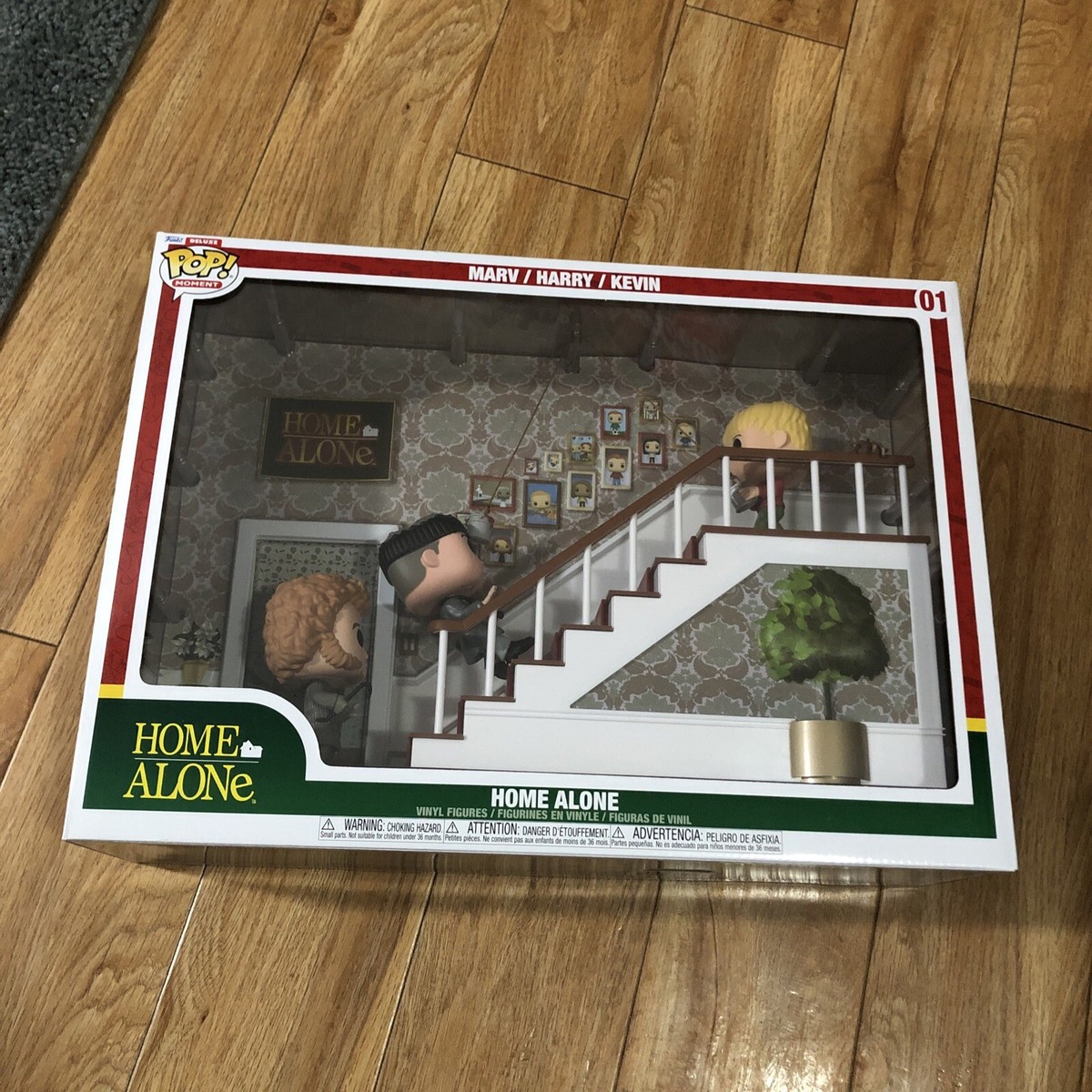 Funko POP! Home Alone #01 Deluxe Movie Moments 3 pack Kevin, Marv