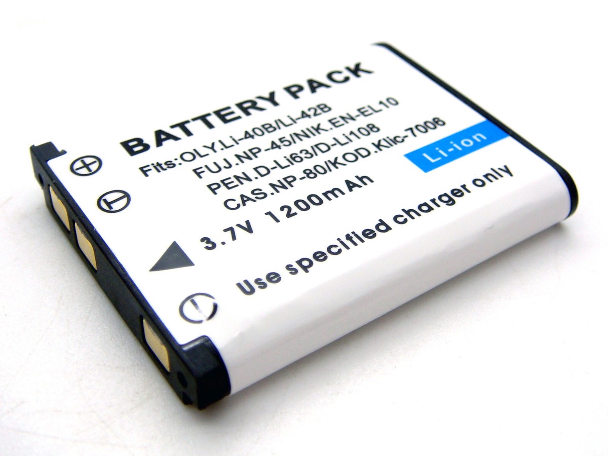 1200mAh Battery For Casio Exilim Zoom EX-H5 EX-Z1 EX-Z2 EX-Z16 EX