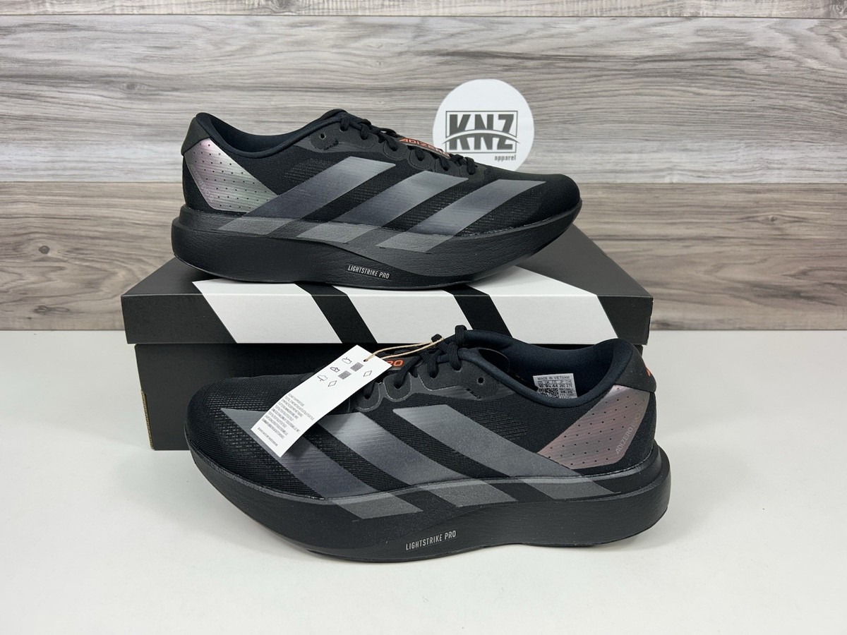 Adidas ADIZERO EVO SL Black Grey Four Orange (KJ1363) Authentic