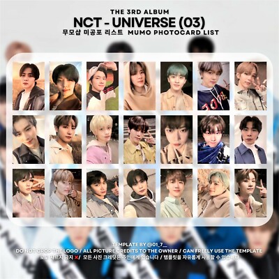 NCT 2021 mumo - Universe - JAPAN Benefit official photo card 127 U
