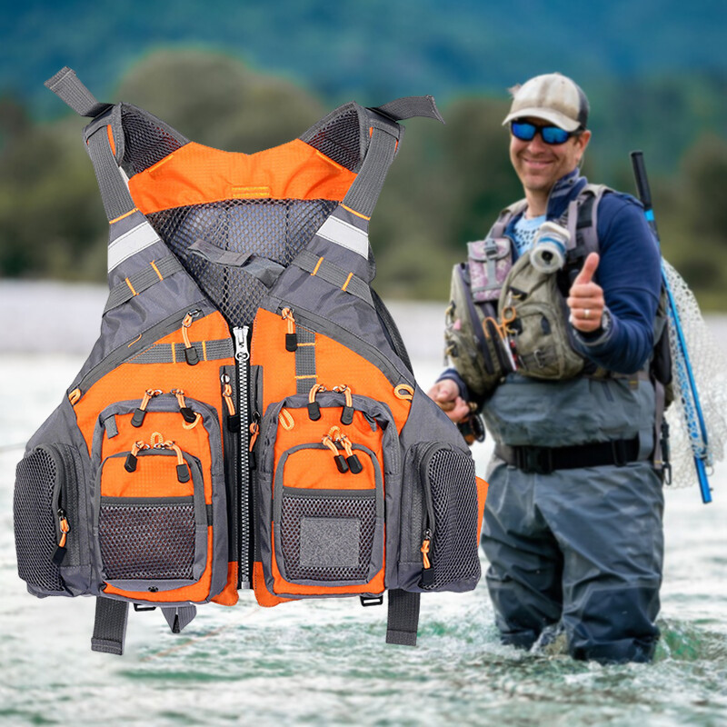 Fishing Vest Safety Life Bearing Life Safety Jacket Swimming Vest
