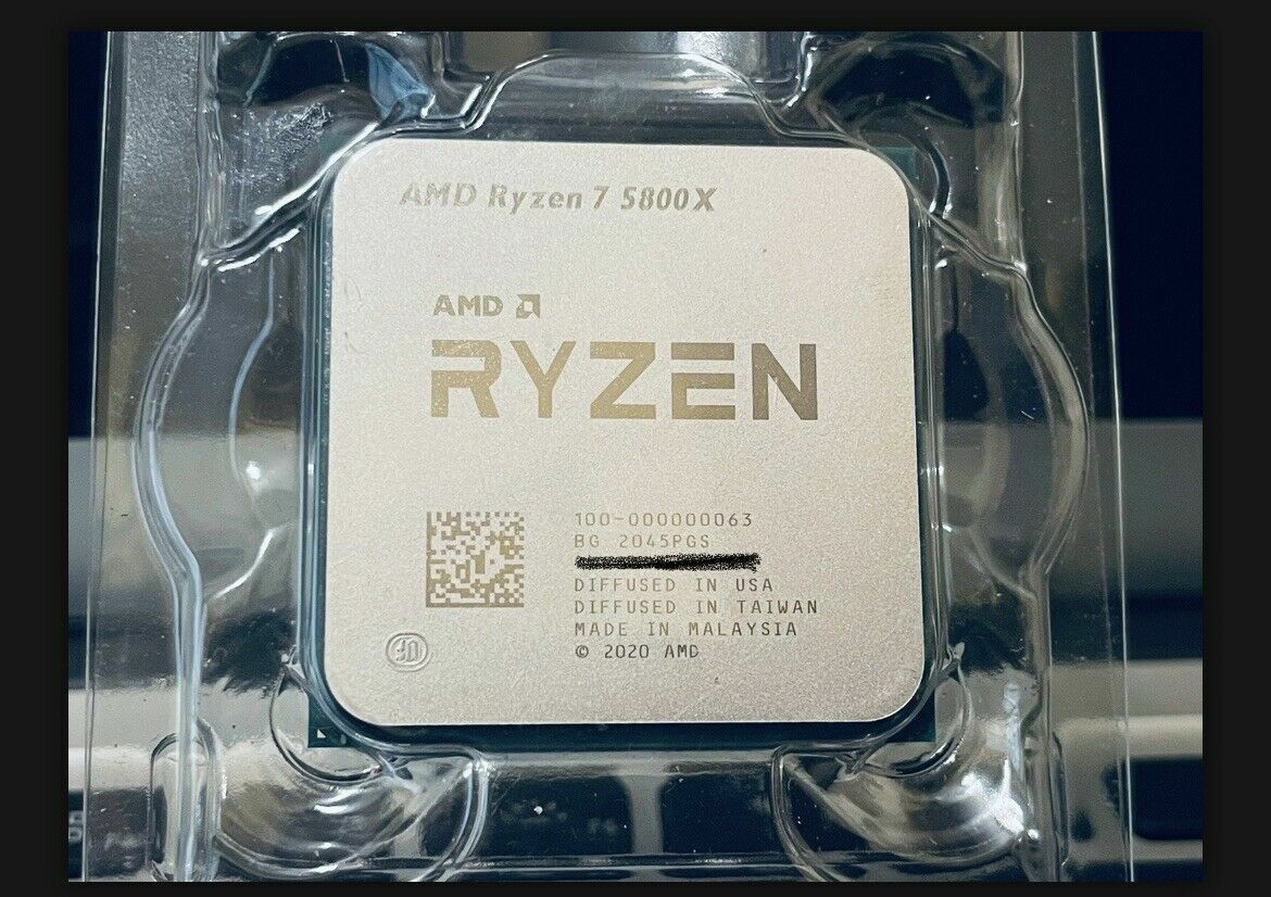 AMD Ryzen 7 5800X Desktop Processors 3.8GHz CPU Up to 4.7GHz 32MB