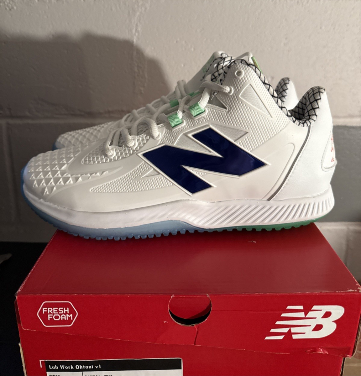 New Balance Lab Work Ohtani V1 TSHOLW1 White Dodger Blue Men's