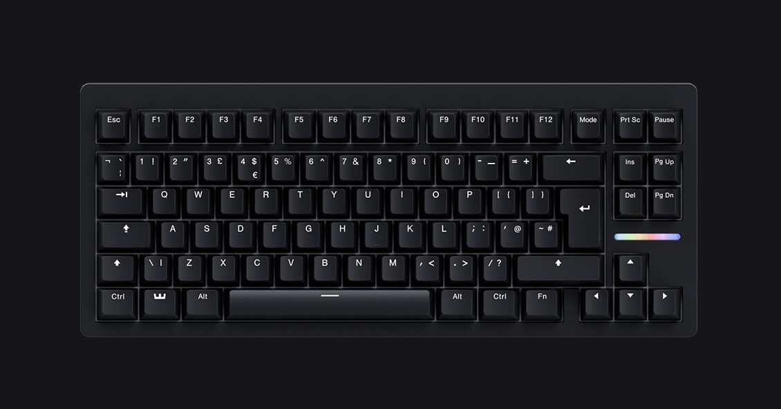 Wooting 80HE ANSI Black PCR Plastic Gaming Keyboard New FAST