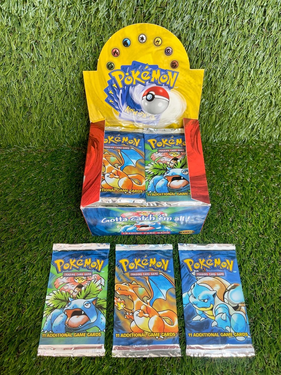 BOX FRESH - 1999 Pokemon Base Set Unlimited Booster Pack | FACTORY