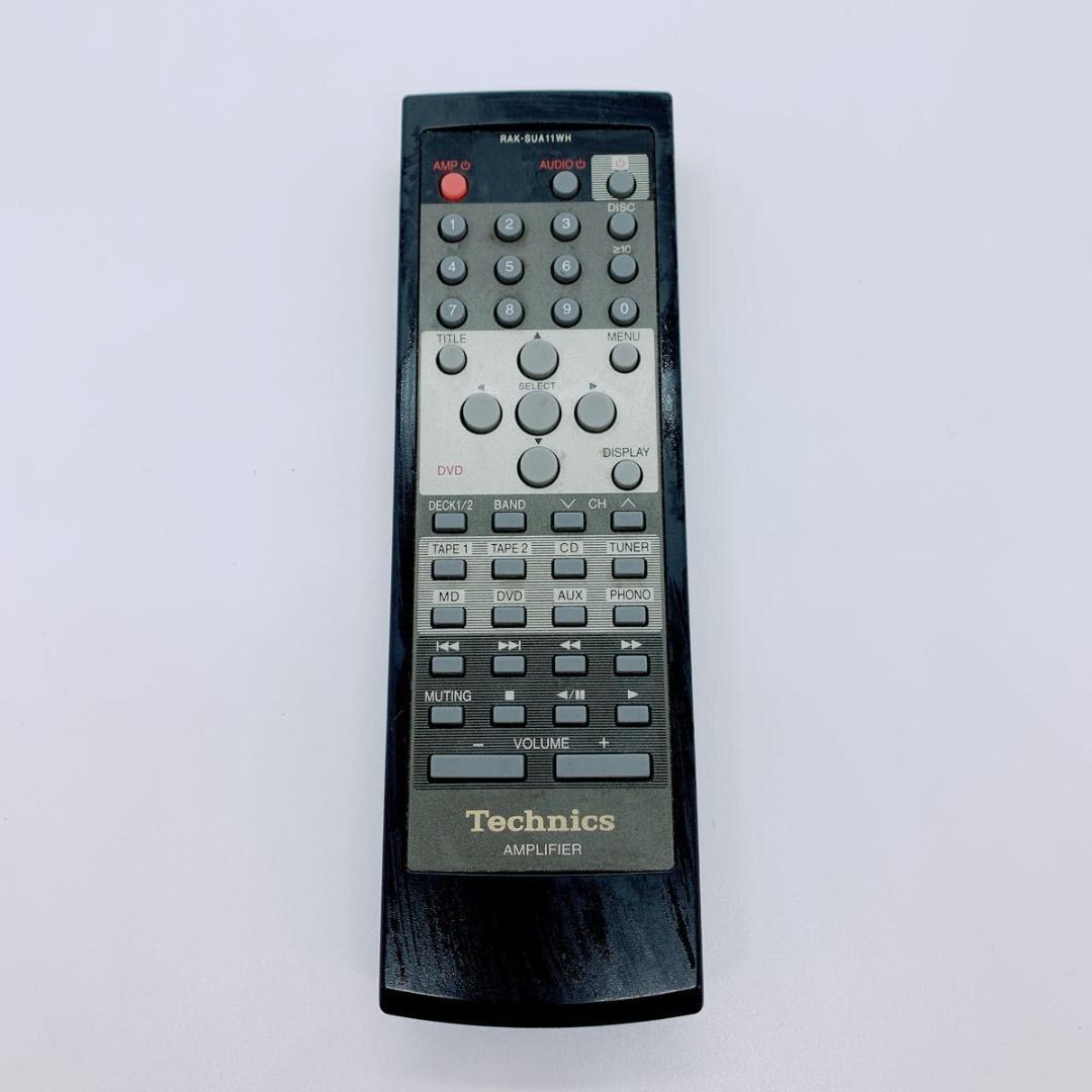 Technics Amplfier Remote Control RAK-SUA11WH MK0129 No Box Used | eBay