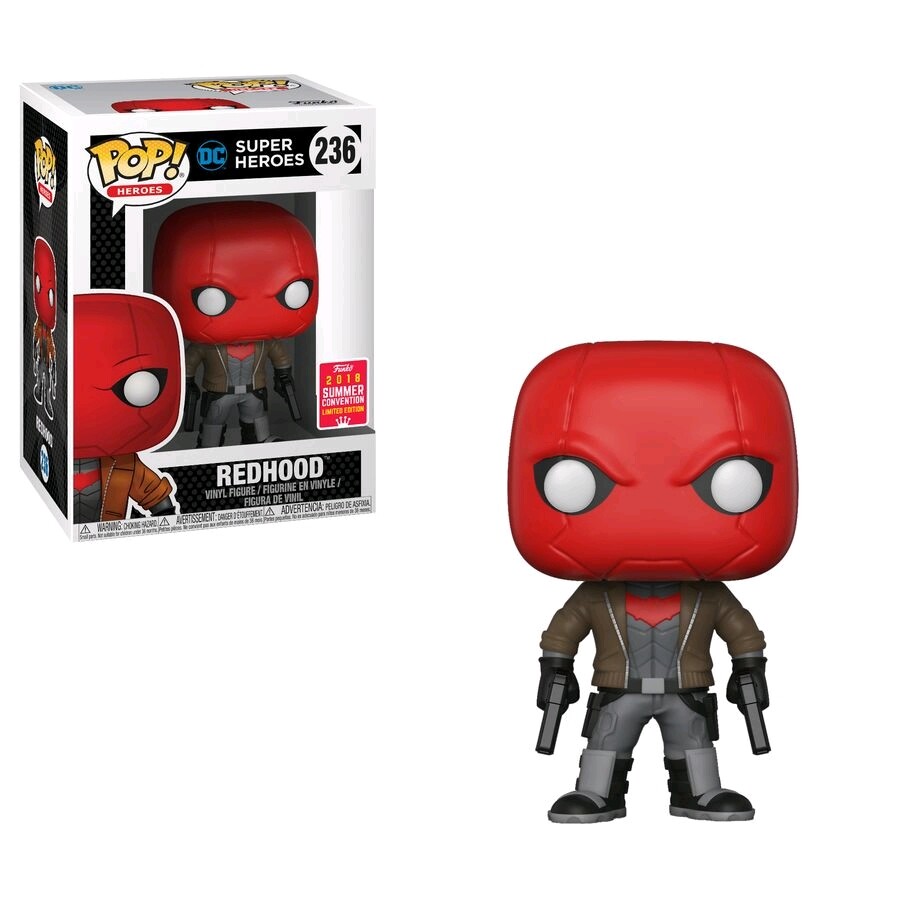 FUNKO POP HEROES DC SUPER HEROES #236 RED HOOD (2018 SDCC/SCE