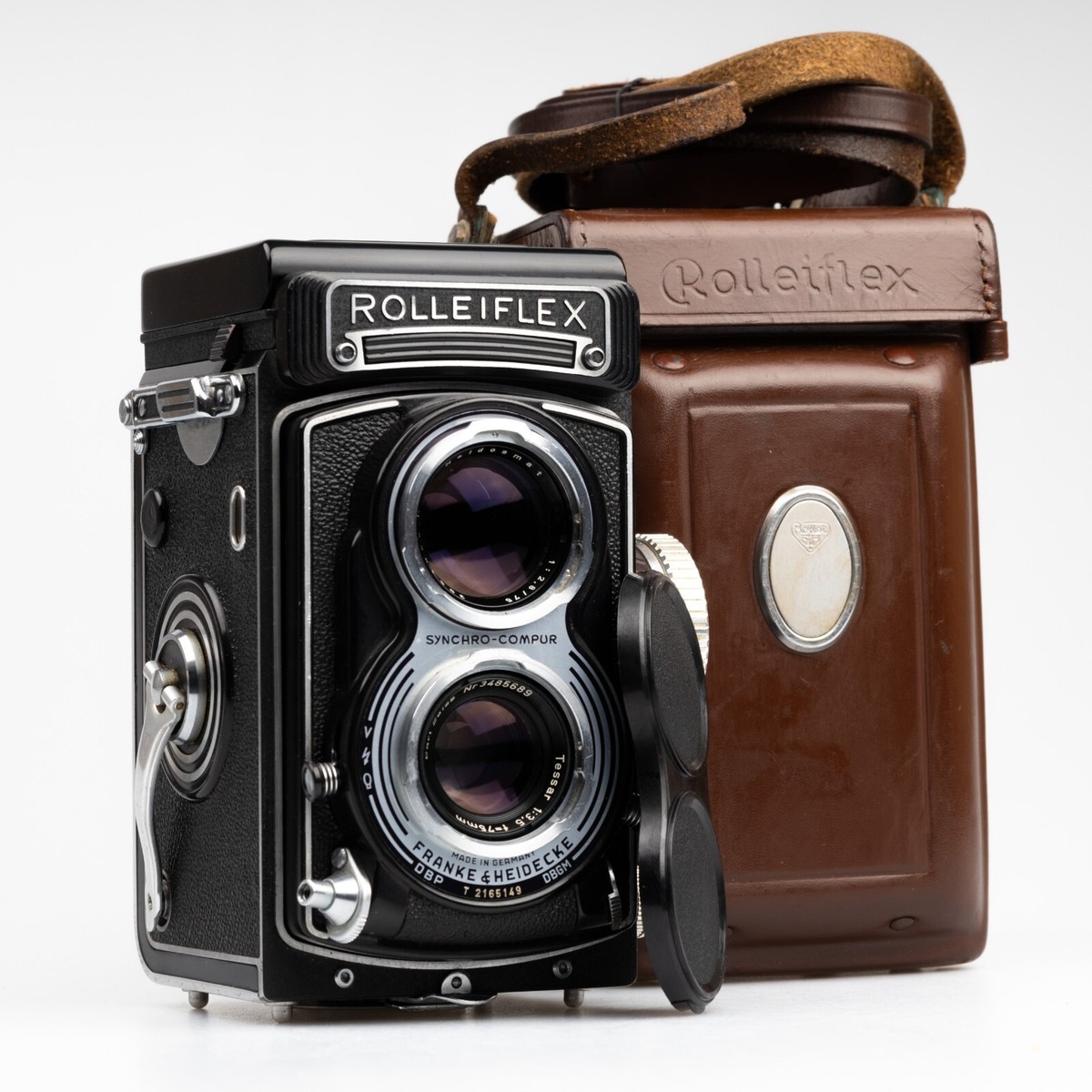 ⭐MINT⭐ SERVICED Rolleiflex T Camera TLR Zeiss Tessar 75mm 3.5 MX