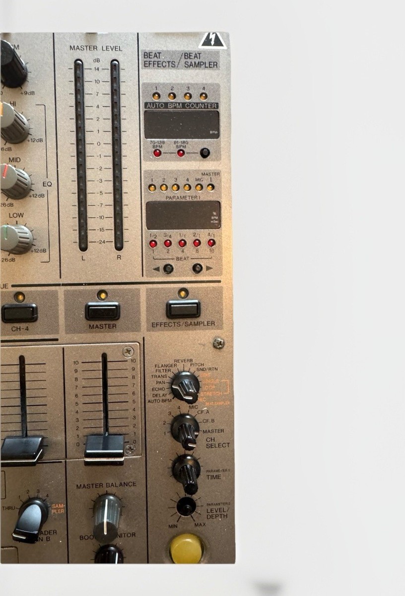 Pioneer DJM-600 4-Channel DJ Mixer Silver With Power Cable | eBay