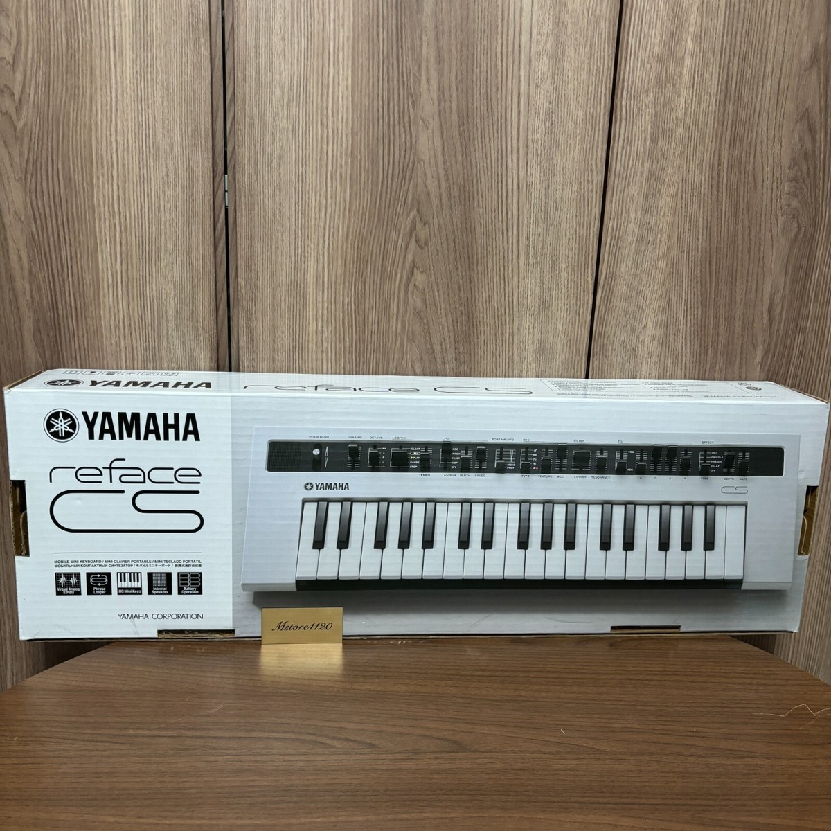 Yamaha Reface CS White Keyboard Synthesizer Mini Mobile 37 Keys