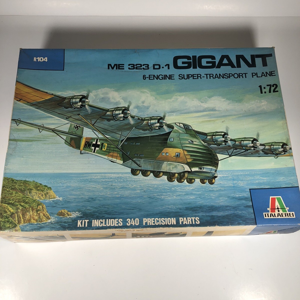 Italaerei 1/72 Scale ME 323 D-1 GIGANT 6-Engine Super Transport