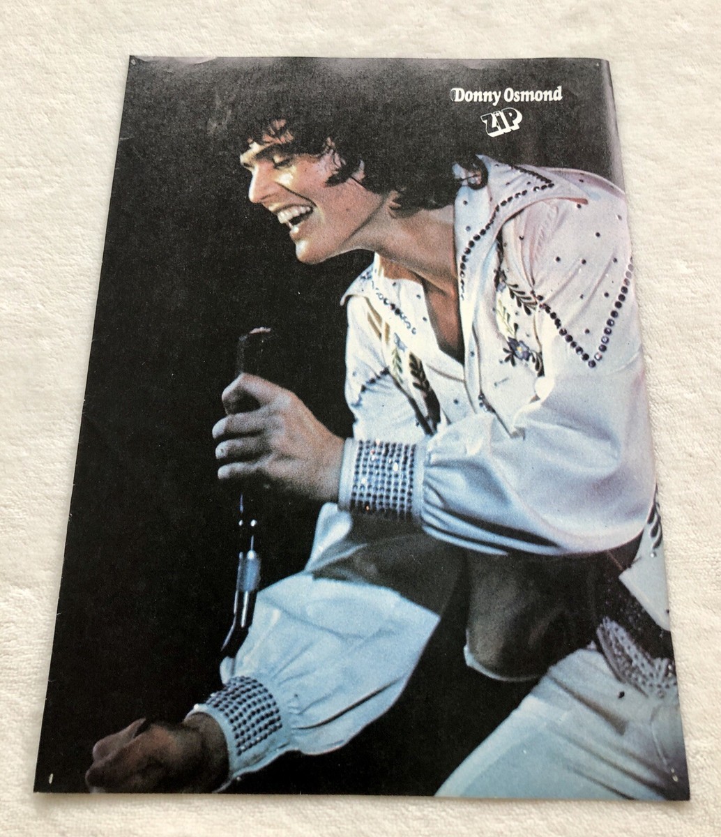 DONNY OSMOND 1974 Clipping Poster Swedish Music Magazine ZIP 1970s