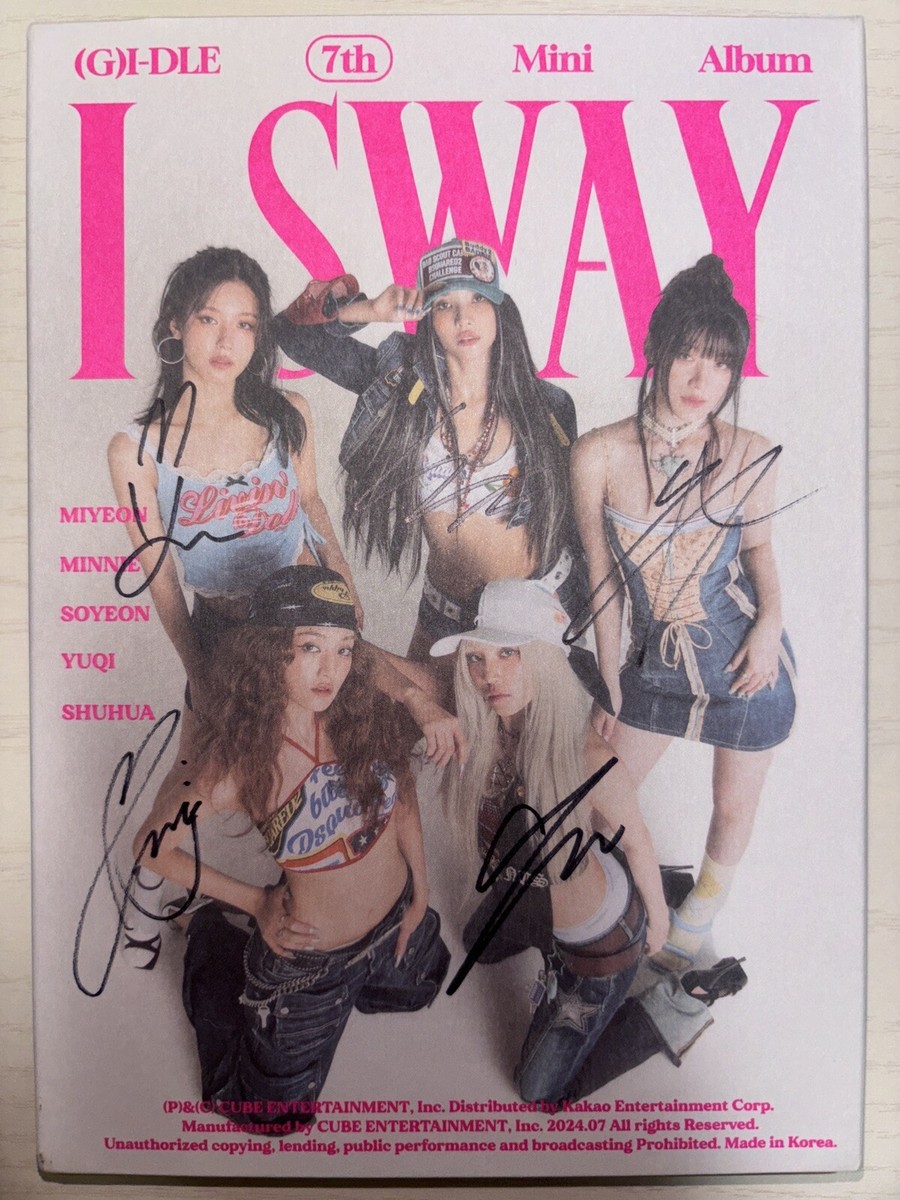 G) I-DLE G IDLE [I SWAY] Autographed Signed Album GIDLE | eBay