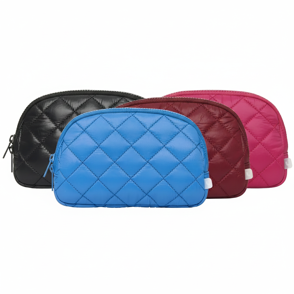 Lole Unisex Quilted Belt Bag Quilted Front Panel Adjustable strap