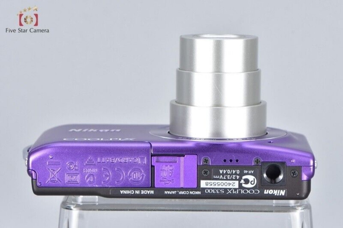 Purple Nikon COOLPIX S3300 Lavender Purple 16 million Pixel