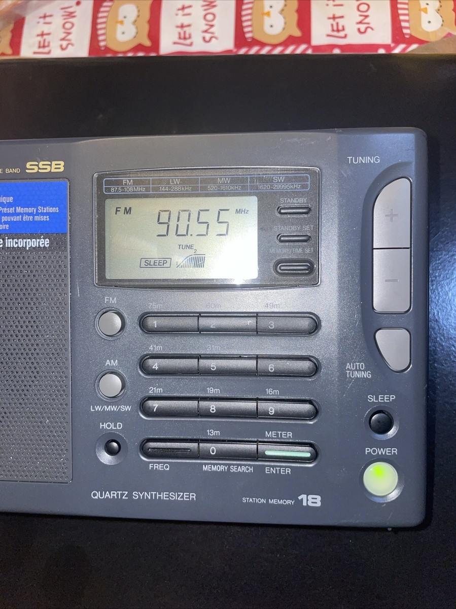 Panasonic SSB RF-B45 FM-LW-MW-SW Portable Shortwave Radio Receiver