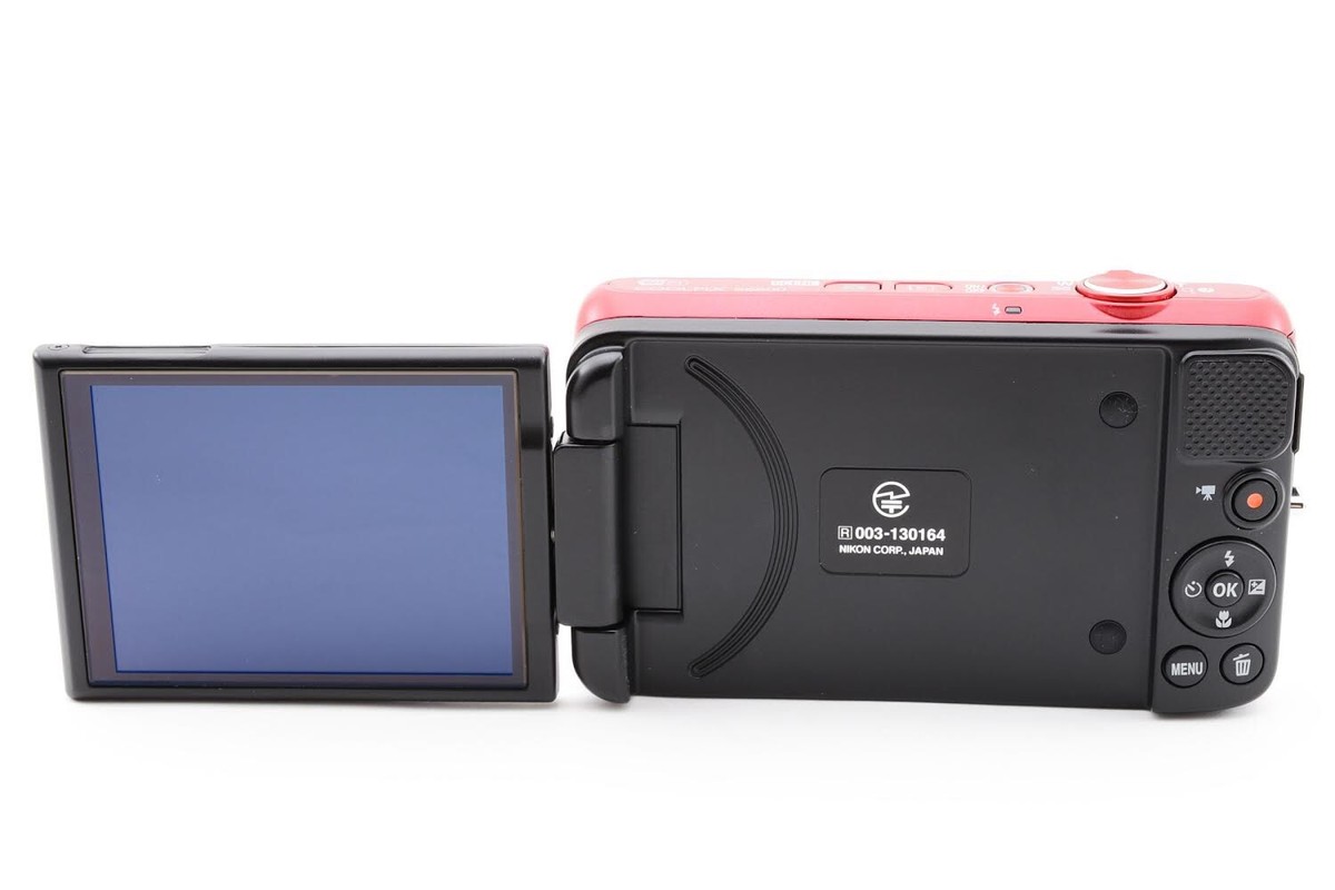 NIKON COOLPIX S6600 16MP Camera WiFi Red Mint | eBay