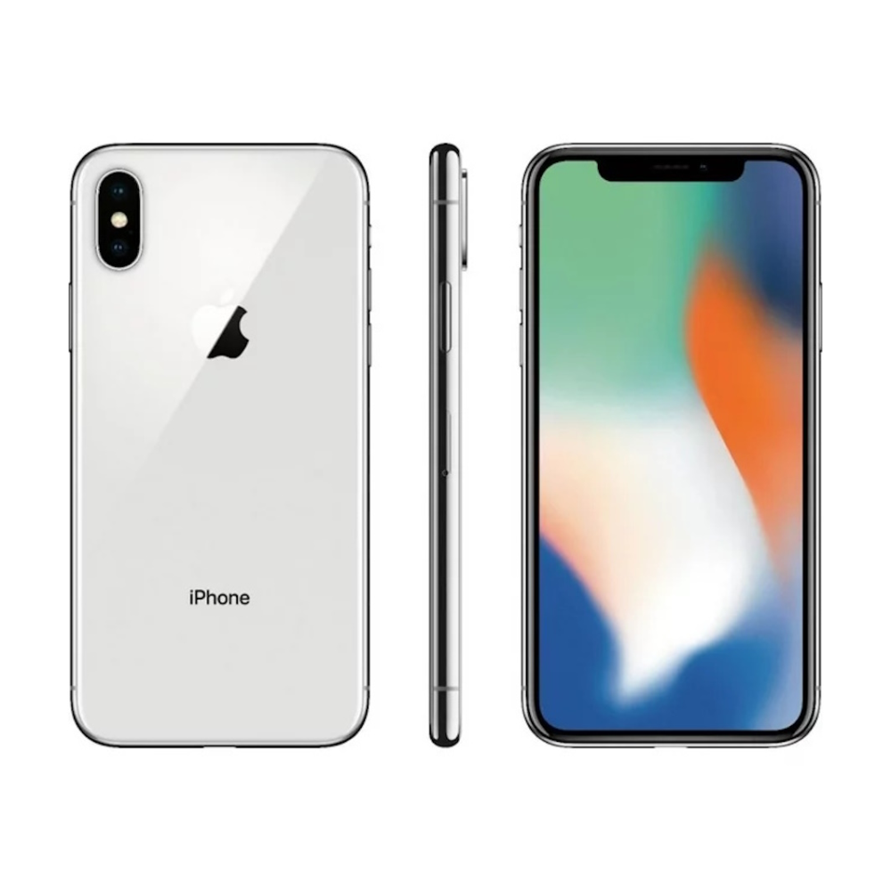 Apple iPhone X 256GB 64GB GSM Unlocked Verizon Att Silver / Gray