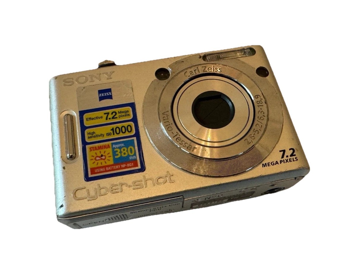 Sony Cyber-shot DSC-W35 7.2MP Digital Camera 3X Charger Rare