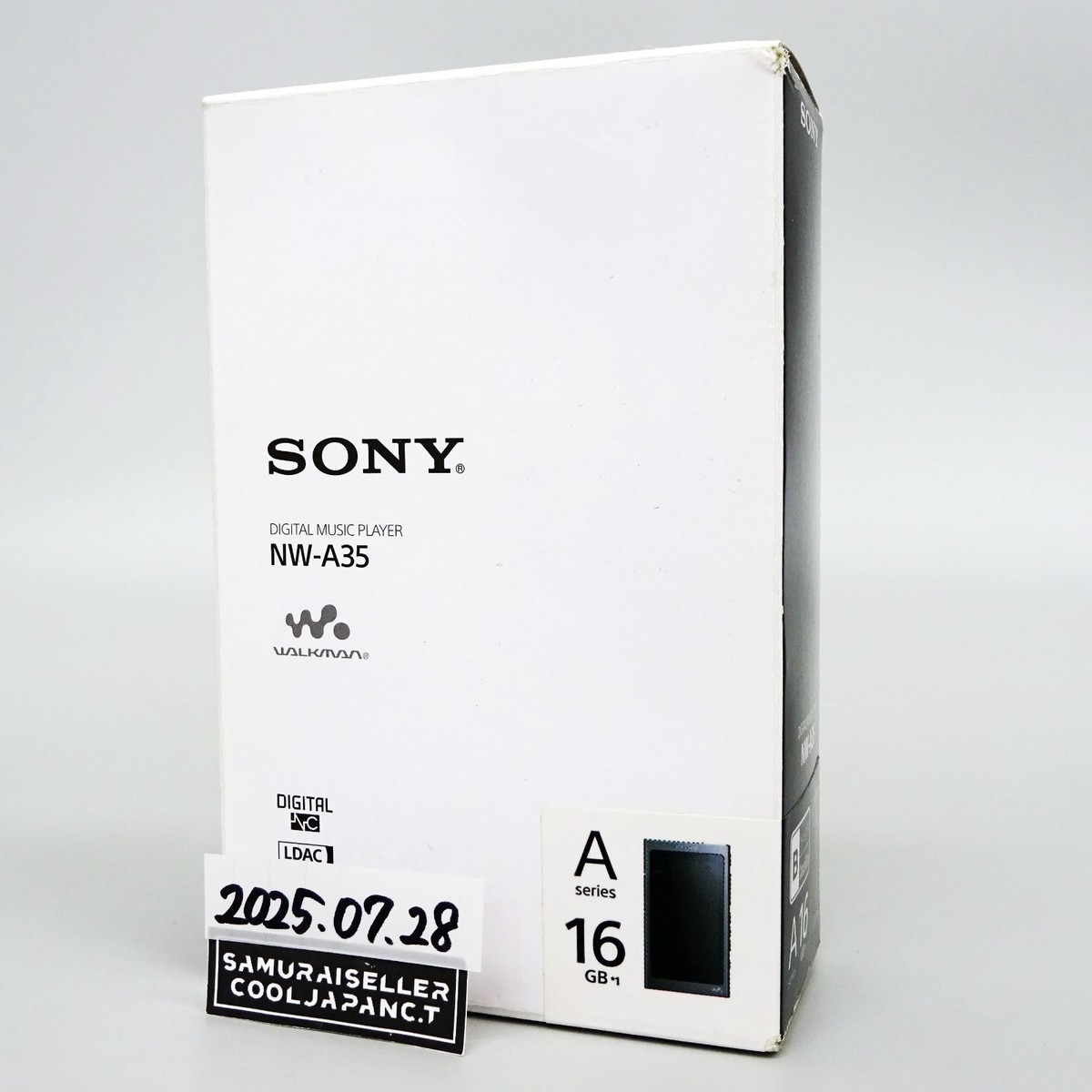 Sony Walkman® with High-Resolution Audio NW-A35 B 16GB NW-A30