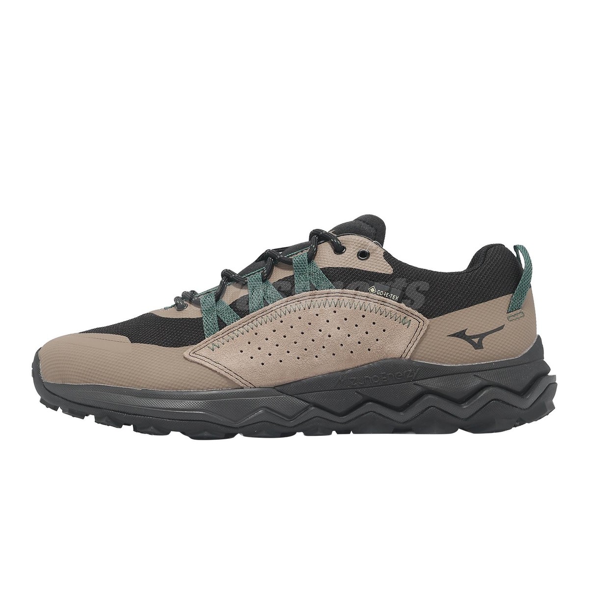 Mizuno Wave Gnu GTX Wide Gore-Tex Brown Black Men Walking Shoes