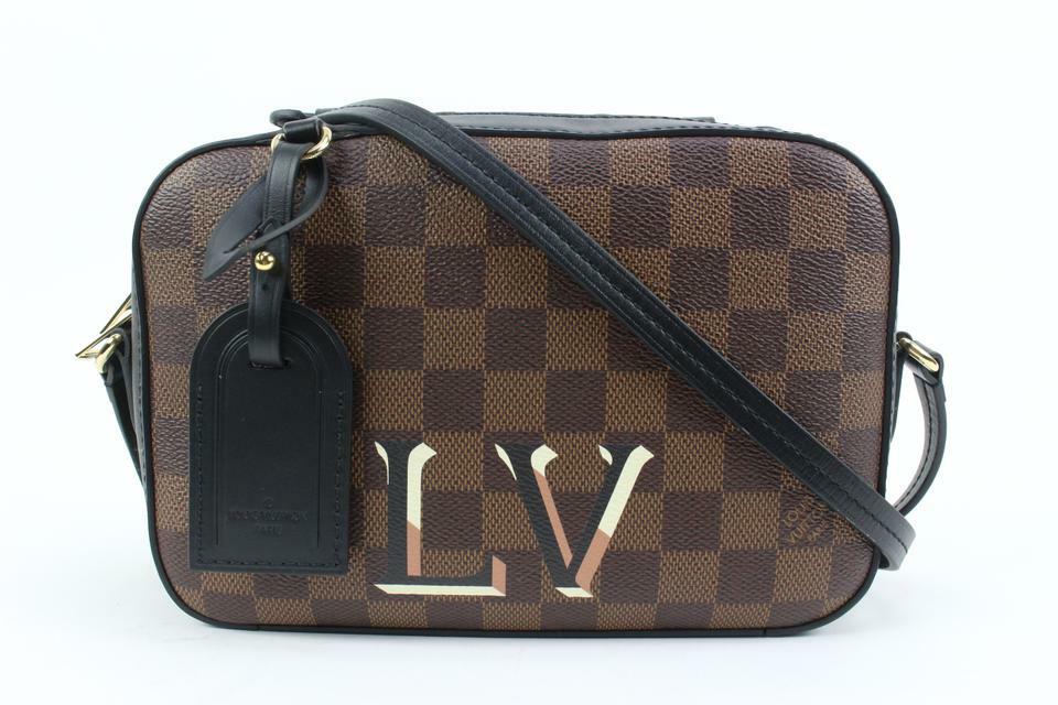 Louis Vuitton Discontinued Damier Ebene Santa Monica Crossbody