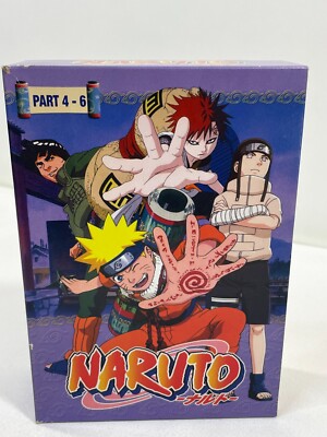 Naruto Anime Part 4-6, Ep 77-148 DVD 3-Disc Box Set JAPAN IMPORT