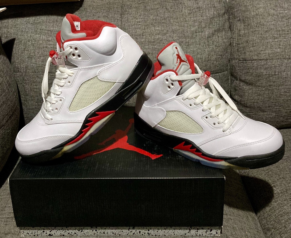 Size 9 - Air Jordan 5 Retro 2013 Fire Red for sale online | eBay