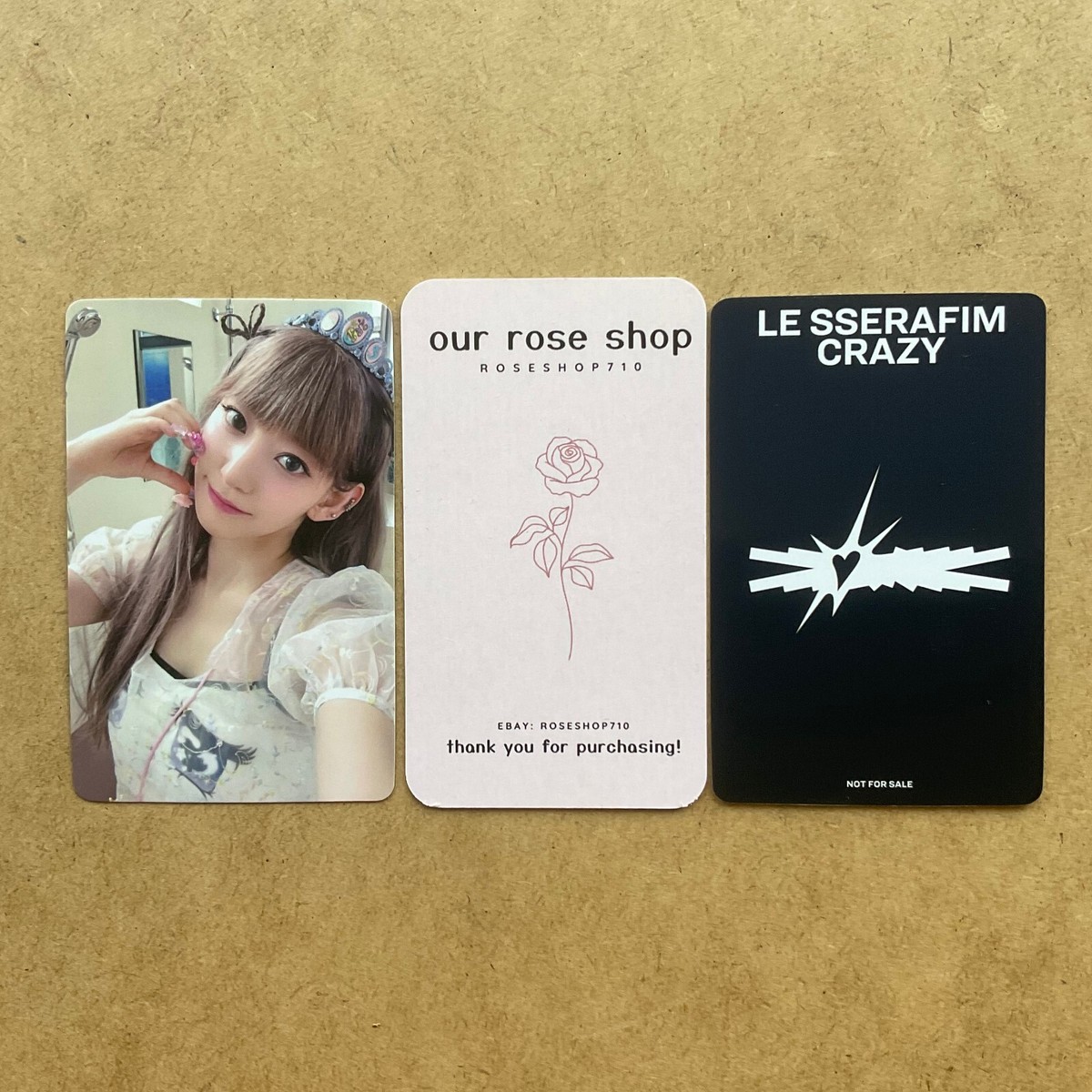 le sserafim サクラ 直筆サイン ユニバ UMS 2回目 LE SSERAFIM HOT