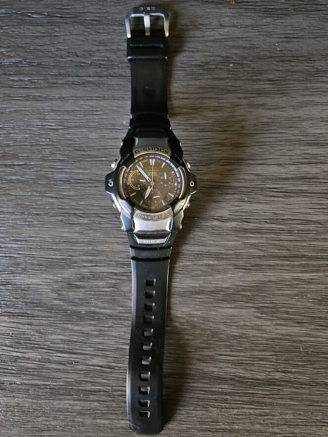 Casio G-Shock Giez GS-1000D (4343) Solar Atomic Watch Black | eBay