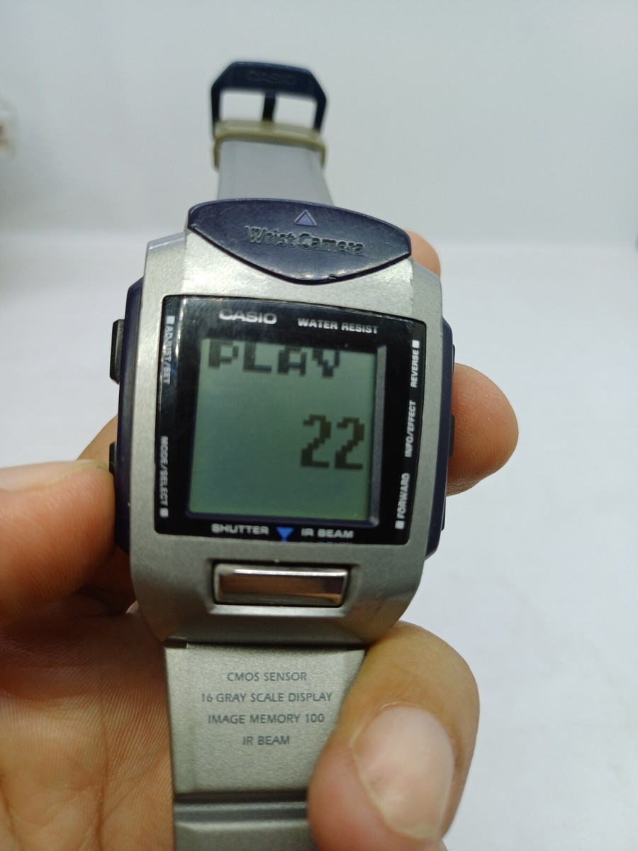 VINTAGE CASIO WRIST CAMERA 2220 WQV-1 JAPAN WATCH NOT WORKING | eBay