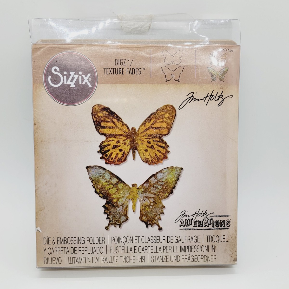 アルバム・スクラップ Sizzix bigz die Coffin Box Rare .660969