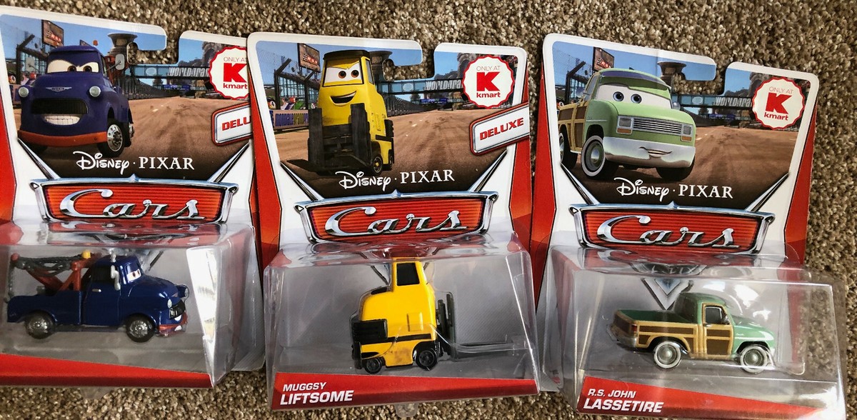 Disney Pixar Cars Kmart Synthetic Rubber Tires, Exclusives, Silver