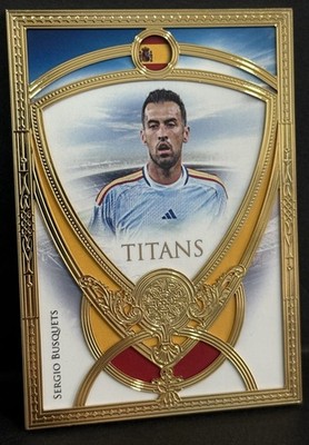 2024 Futera Unique World Football Spain Sergio Busquets Titans