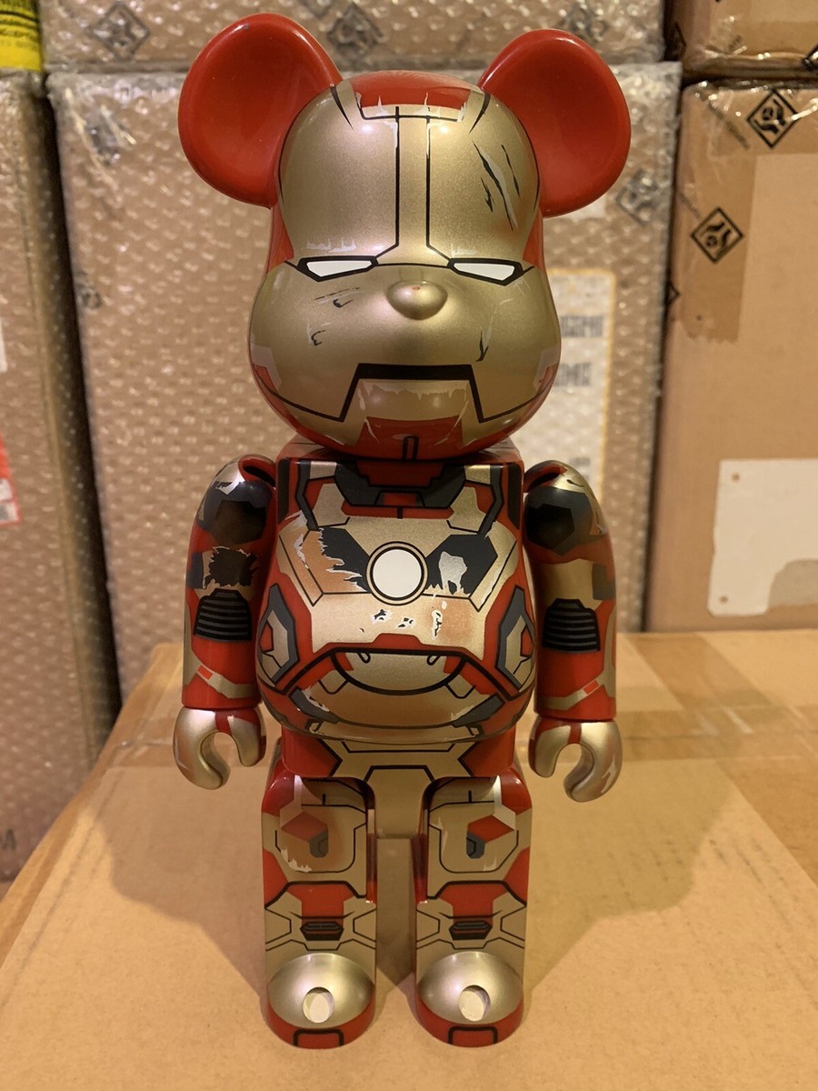 MEDICOM Be@rbrick 2013 Marvel Iron Man 3 Damaged Ver 400 Mark XLII