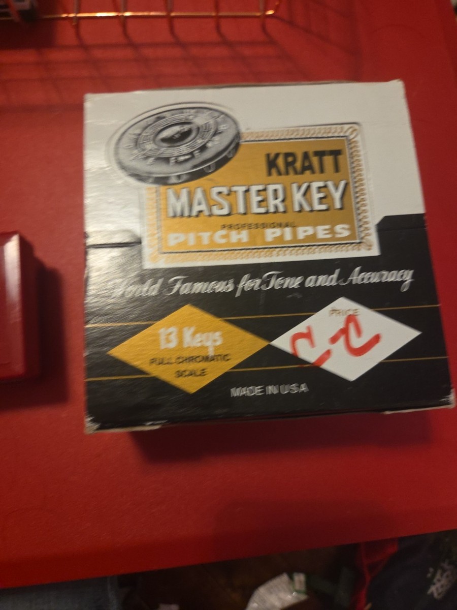Kratt The Master Key Chromatic 13-Key Tuning Pipe A-440 for Piano